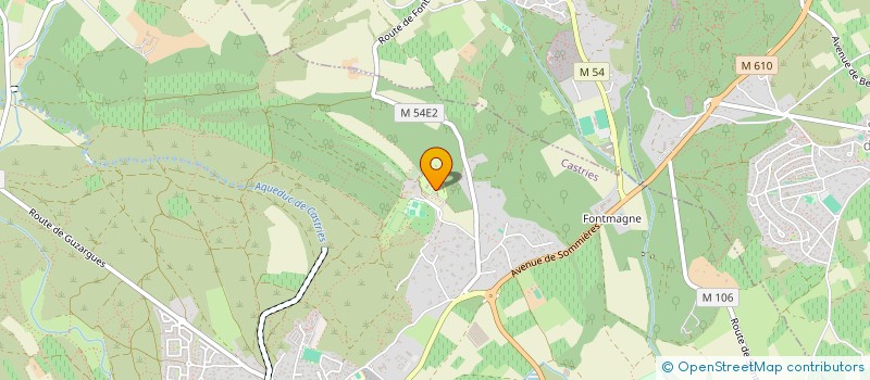 localisation de l'entreprise SAS LES OLIVIERS  CASTRIES