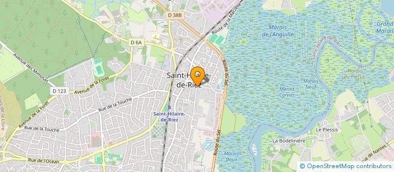 localisation de l'entreprise SAS LES PALUDIERS à SAINT-HILAIRE-DE-RIEZ