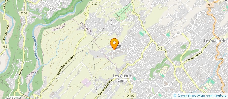 localisation de l'entreprise SAS LES PLUIES D'OR  LE TAMPON