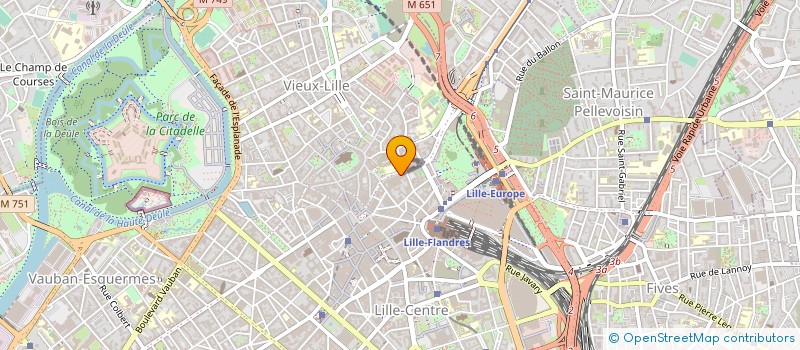 localisation de l'entreprise SAS LES PROS DE LA MAISON  LILLE