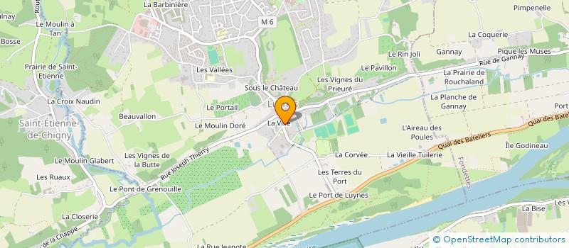 localisation de l'entreprise SAS LES QUATRE PINS  LUYNES