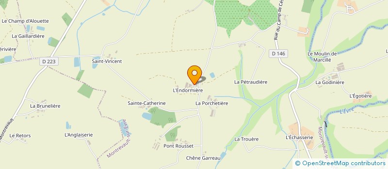 localisation de l'entreprise SAS LES RAIMBAUDIERES à MONTREVAULT-SUR-EVRE