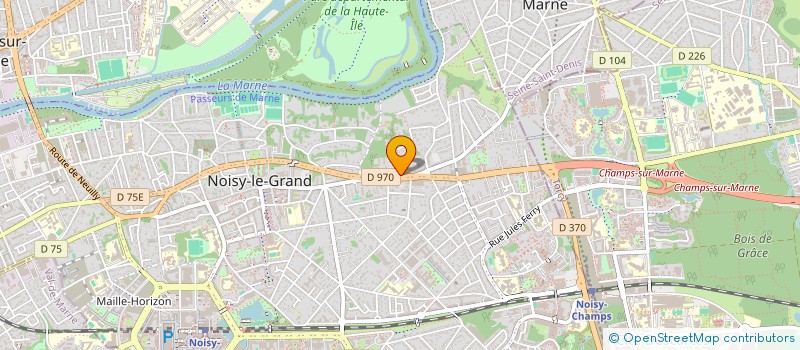 localisation de l'entreprise SAS LES RESISTANTES à NOISY-LE-GRAND