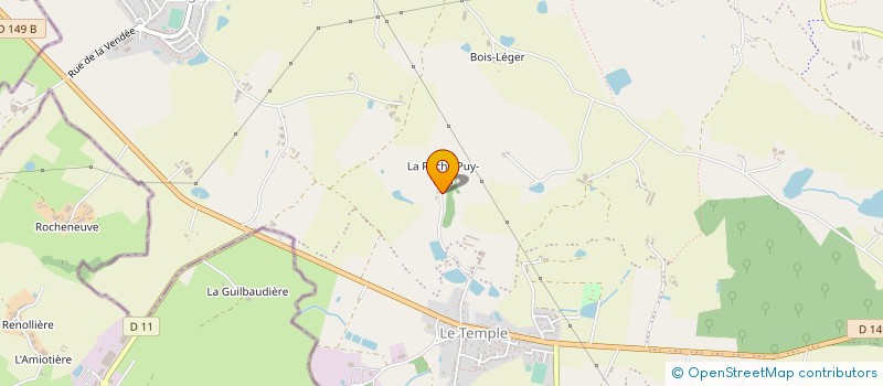 localisation de l'entreprise SAS LES ROCHERS  MAULEON