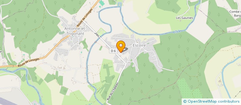 localisation de l'entreprise SAS LES ROMARINS  ESCOIRE