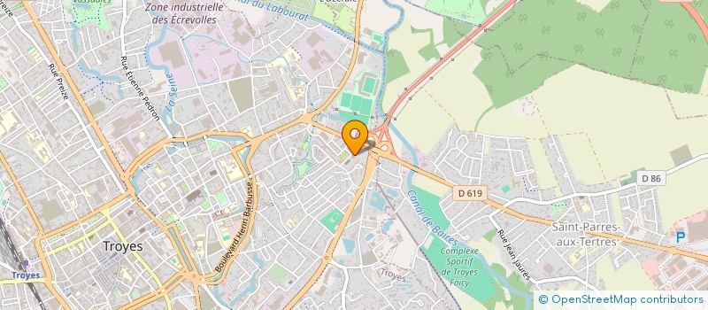 localisation de l'entreprise SAS LES TROIS SOEURS  TROYES