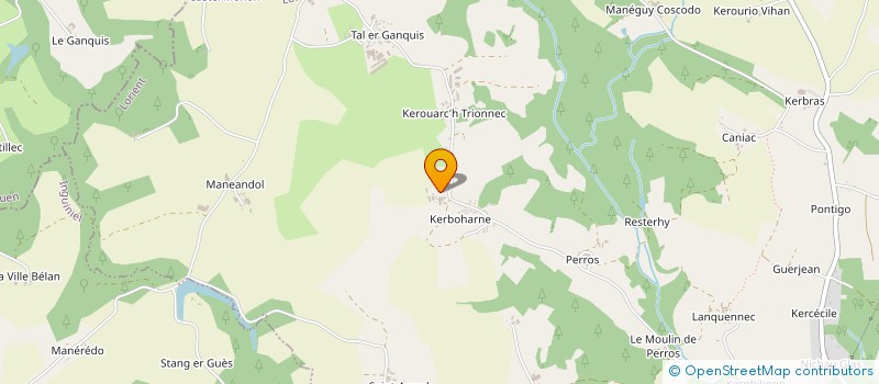 localisation de l'entreprise SAS LES VEAUX DE KERBOHARNE  BUBRY