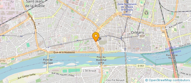 localisation de l'entreprise SAS LES VERGERS D'ARTHUR à ORLEANS