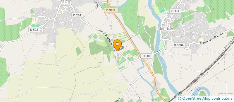 localisation de l'entreprise SAS LES VERGERS DE GEORGES  MONTFRIN