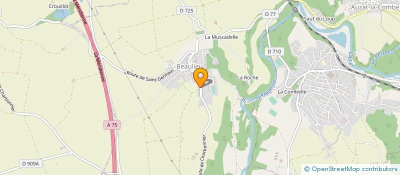 localisation de l'entreprise SAS LES VIGNES SOLAIRES à BEAULIEU