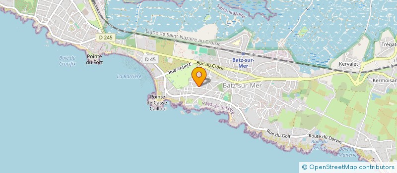 localisation de l'entreprise SAS LES VIVIERS CROISICAIS à BATZ-SUR-MER