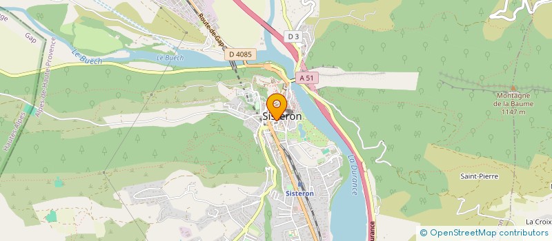 localisation de l'entreprise SAS LESASSIER à SISTERON