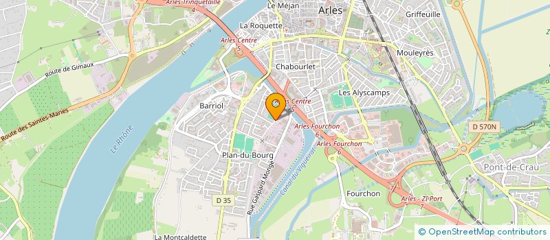 localisation de l'entreprise SAS LESIEUR ABLAIN à ARLES