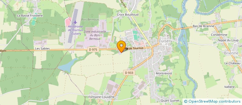 localisation de l'entreprise SAS LESNE à CUISERY