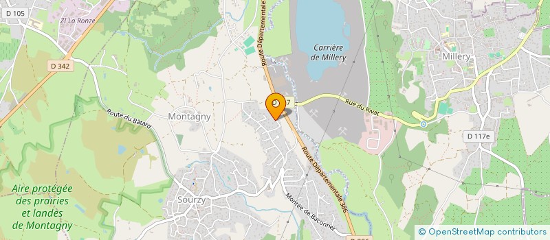 localisation de l'entreprise SAS LEUCI RECYCLAGES  MONTAGNY