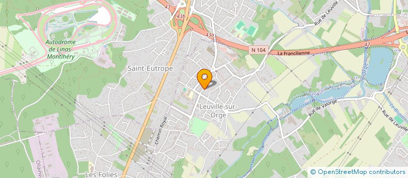 localisation de l'entreprise SAS LEUVILLE OBJECTS à LEUVILLE-SUR-ORGE