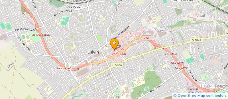 localisation de l'entreprise SAS LEVAGE SERVICE à LIEVIN