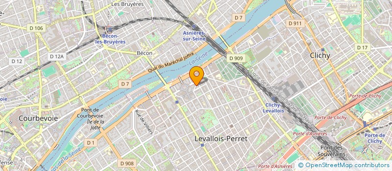 localisation de l'entreprise SAS LEVALLOIS  LEVALLOIS-PERRET