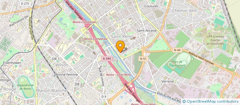 localisation de l'entreprise SAS LEVEL 51  REIMS