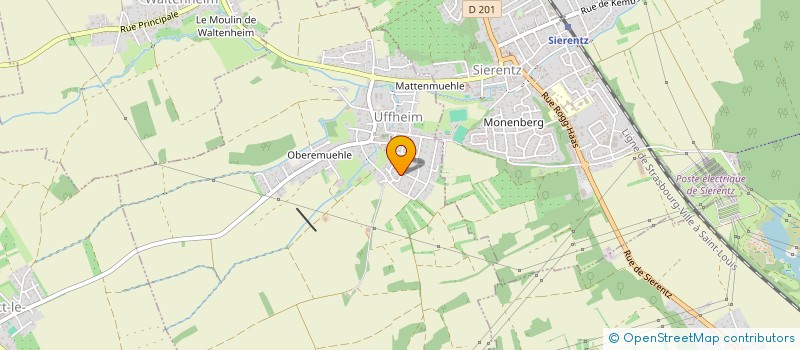 localisation de l'entreprise SAS LEVEL ONE  UFFHEIM