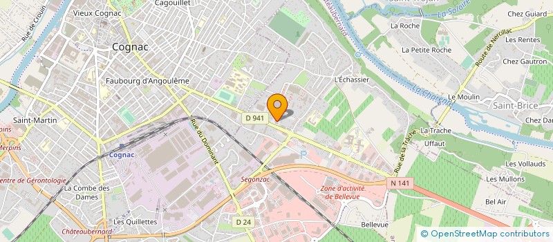 localisation de l'entreprise SAS LG COGNAC AUTOMOBILES à CHATEAUBERNARD