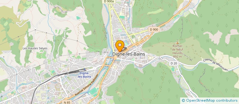 localisation de l'entreprise SAS LHR à DIGNE-LES-BAINS
