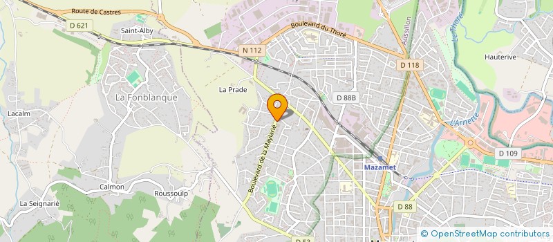 localisation de l'entreprise SAS LIANCE  AUSSILLON