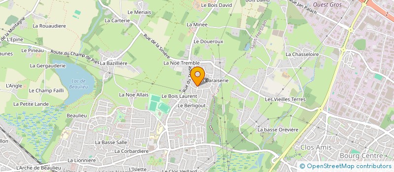 localisation de l'entreprise SAS LIB'R LA DIETETIQUE LIBERALE SIMPLIFIEE à COUERON