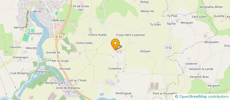 localisation de l'entreprise SAS LIBER ENERGIE  BOURG-BLANC