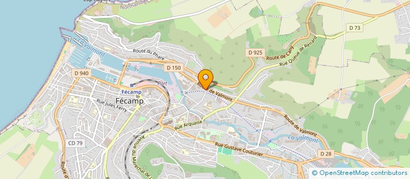 localisation de l'entreprise SAS LIE-LOU  FECAMP