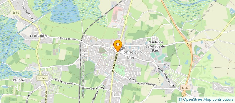 localisation de l'entreprise SAS LIEU DE VIE TY MAMM  LES SABLES D'OLONNE