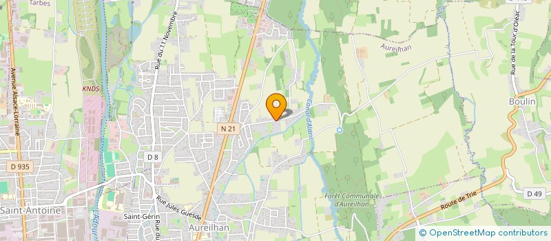 localisation de l'entreprise SAS LIMOUSINE PYRENEES PRESTIGE  AUREILHAN