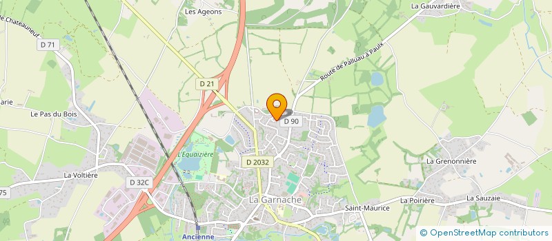 localisation de l'entreprise SAS LINS' FORMATION  LA GARNACHE