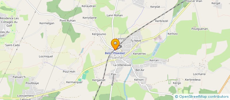 localisation de l'entreprise SAS LIORO à AURAY