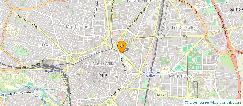 localisation de l'entreprise SAS LIPA à DIJON