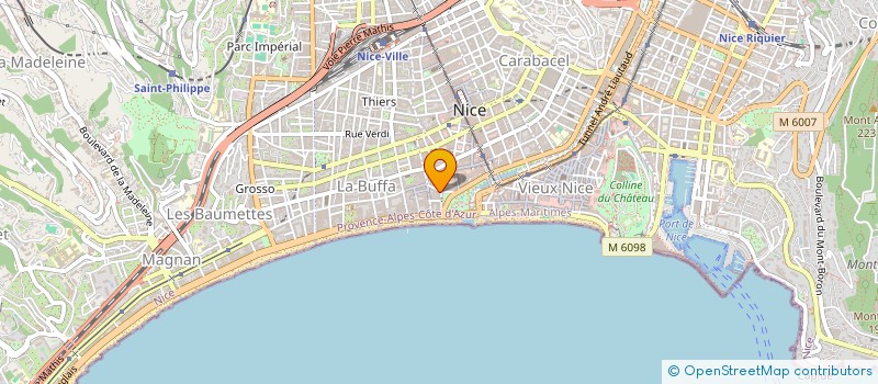 localisation de l'entreprise SAS LIV MED'S à NICE