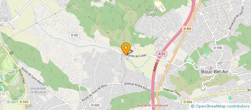 localisation de l'entreprise SAS LJ INNOV à BOUC-BEL-AIR
