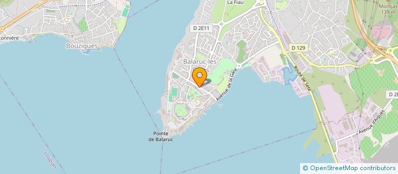 localisation de l'entreprise SAS LLL  BALARUC-LES-BAINS