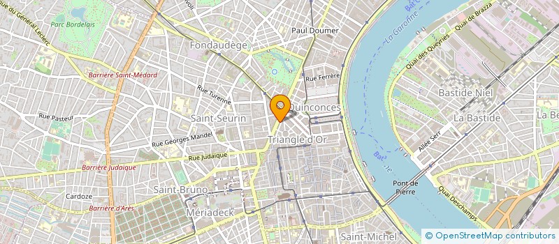 localisation de l'entreprise SAS LLPB 33 à BORDEAUX