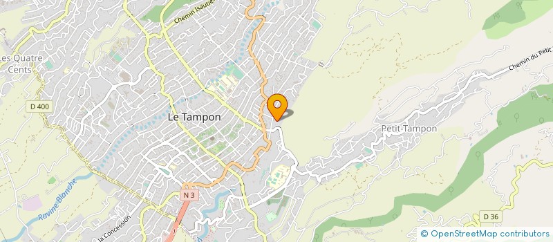 localisation de l'entreprise SAS LM CONCEPT AMENAGEMENT à LE TAMPON