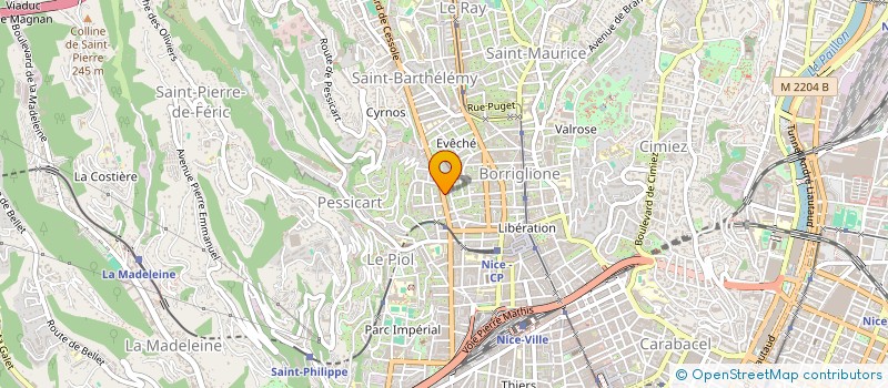 localisation de l'entreprise SAS LMBAT  NICE