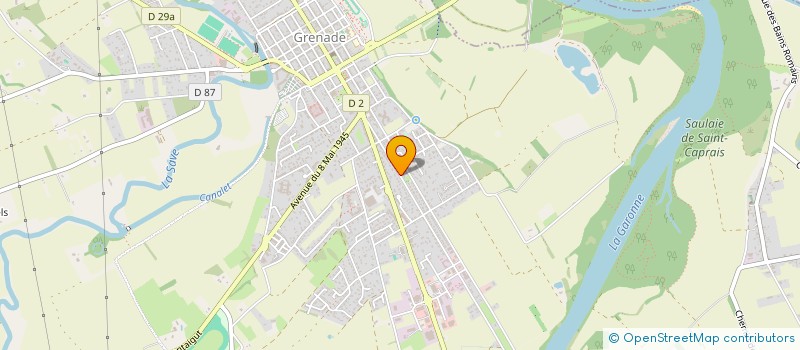 localisation de l'entreprise SAS LMC  GRENADE