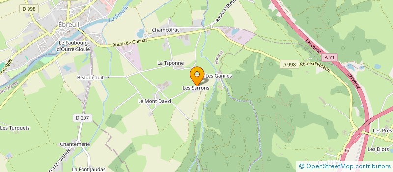 localisation de l'entreprise SAS LMDV à VICQ