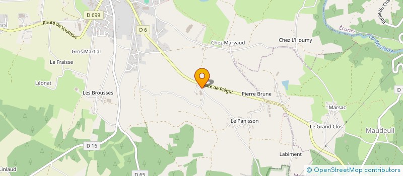 localisation de l'entreprise SAS LMI à MONTBRON