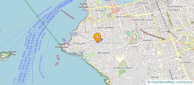 localisation de l'entreprise SAS LMSP à MARSEILLE
