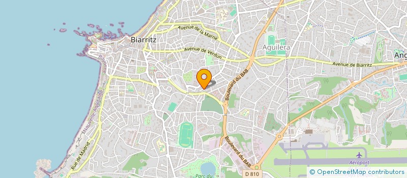localisation de l'entreprise SAS LO HOLDING à BIARRITZ