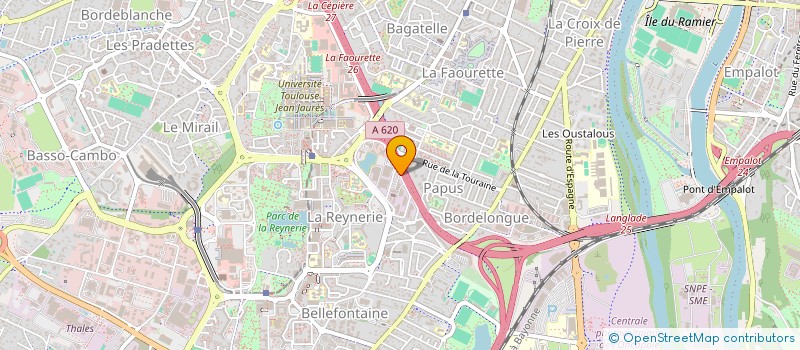 localisation de l'entreprise SAS LOC-EXPRESS à TOULOUSE