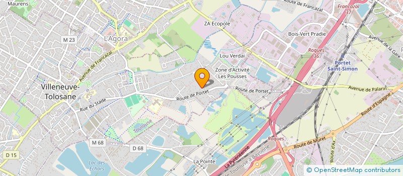 localisation de l'entreprise SAS LOC'O CHAPITO à VILLENEUVE-TOLOSANE