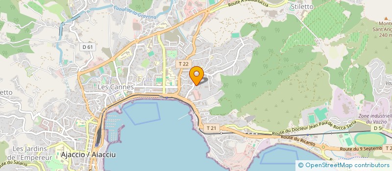 localisation de l'entreprise SAS LOCAJAC à AJACCIO