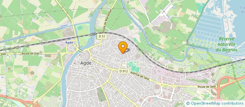 localisation de l'entreprise SAS LOGEAIS à AGDE